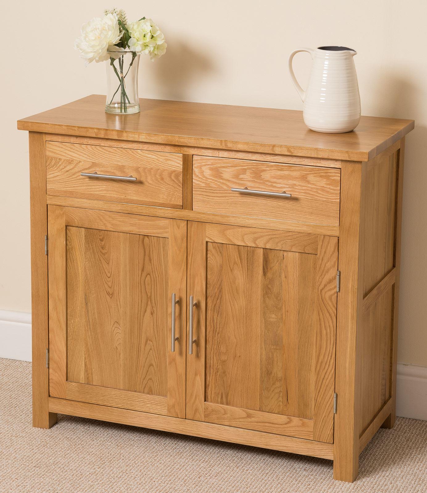 Oslo solid oak small sideboard | Oak Furniture King