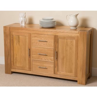 Kuba Large Solid Oak Sideboard
