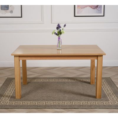 Oslo 150cm Medium Solid Oak Dining Table