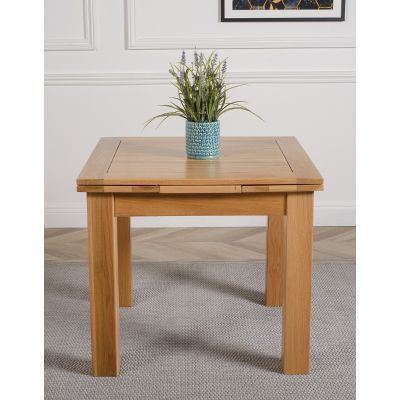 Richmond 90 - 150cm Small Oak Extendable Dining Table