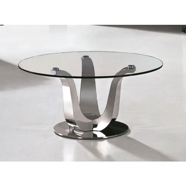 Naples Round Glass Coffee Table