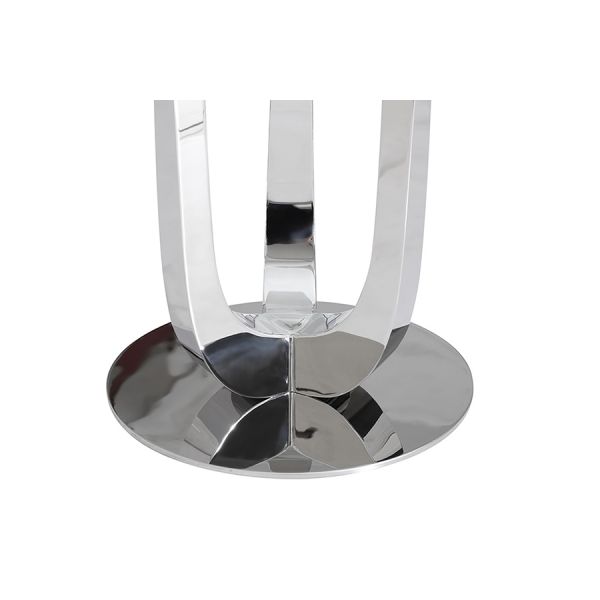 Naples Round Glass Lamp Table