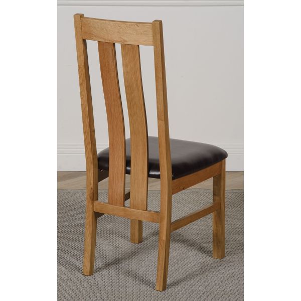 Princeton Solid Oak Dining Chair, Solid Oak Dining Chairs Uk