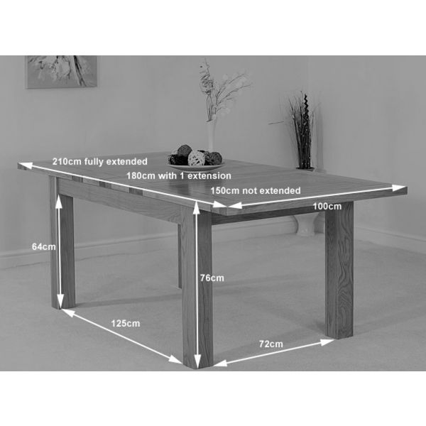 150cm extending dining table deals