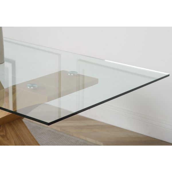 Glass Dining Table Oak Furniture King, Full Glass Dining Table