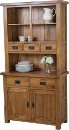 Cotswold Solid Oak Small Welsh Dresser Free Uk Delivery