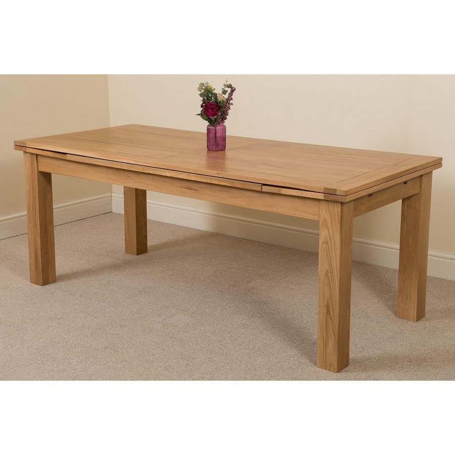 Richmond 200 - 280cm Large Oak Extendable Dining Table