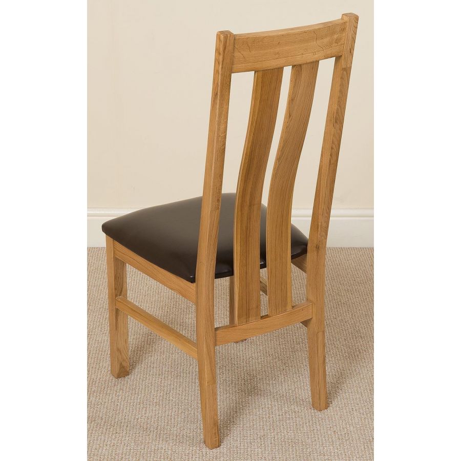 Richmond Oak Dining Set (90150cm) 6 Princeton Chairs
