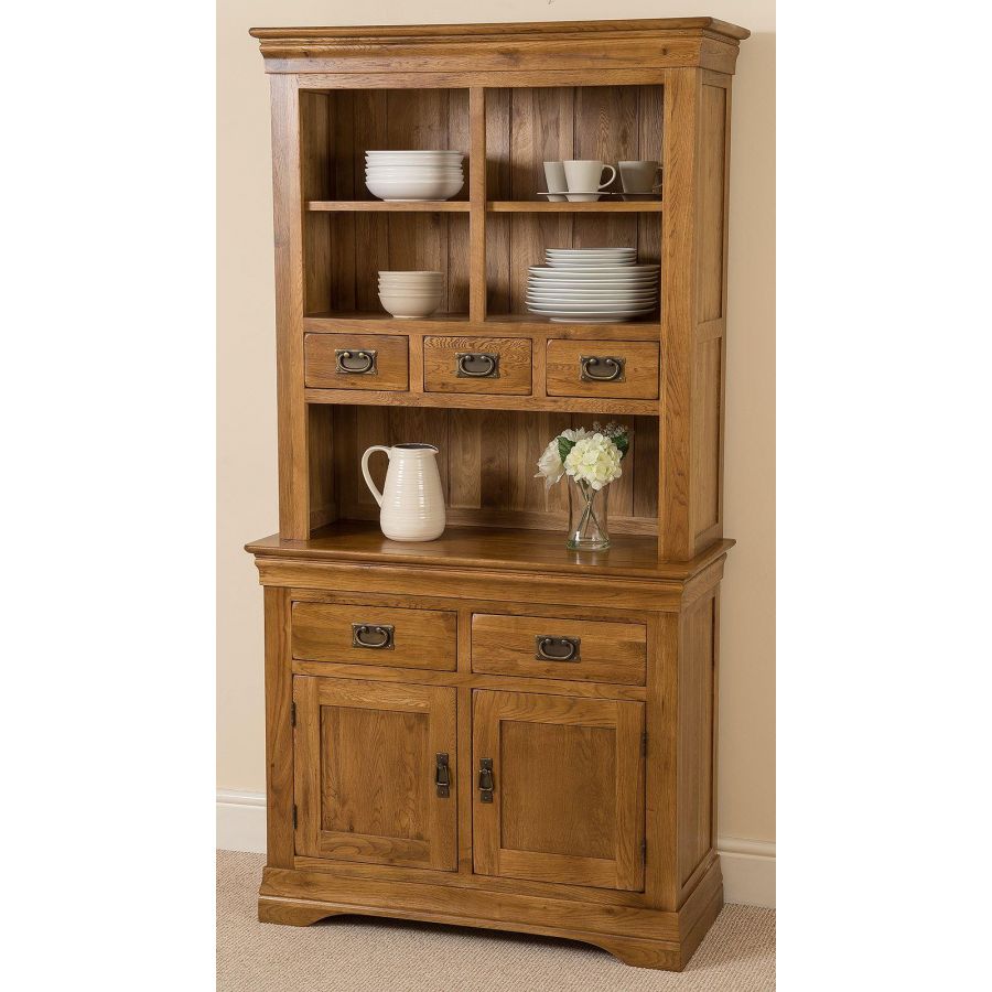 French Chateau Small Dresser Oak Furniture King