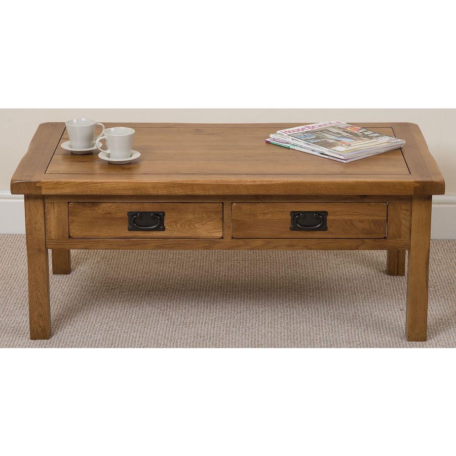 Cotswold Oak Coffee Table I Oak Furniture King