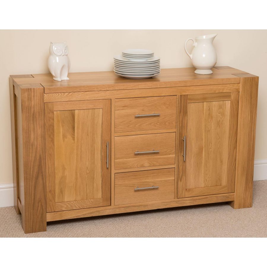 Kuba Large Solid Oak Sideboard