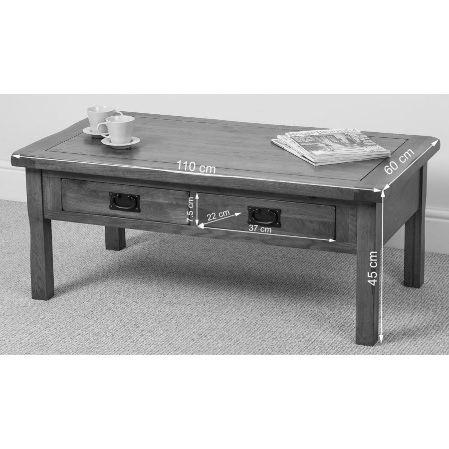Cotswold Oak Coffee Table I Oak Furniture King