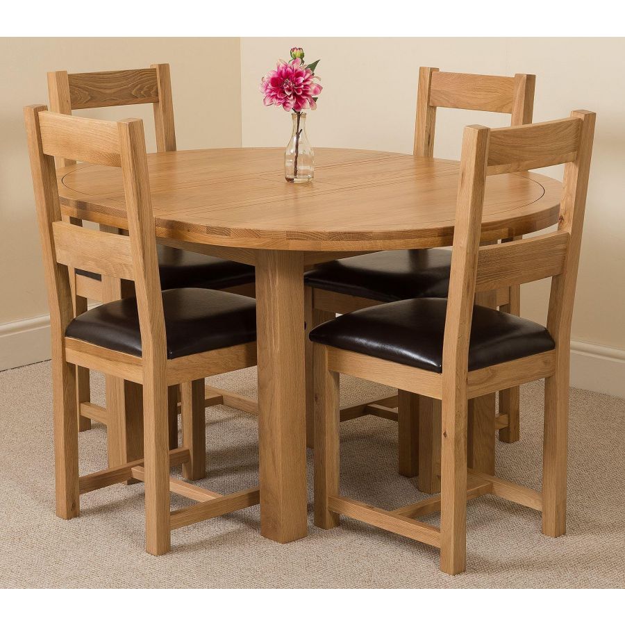 Edmonton Dining Set 4 Lincoln Chairs, Dining Table And Chairs Set 4