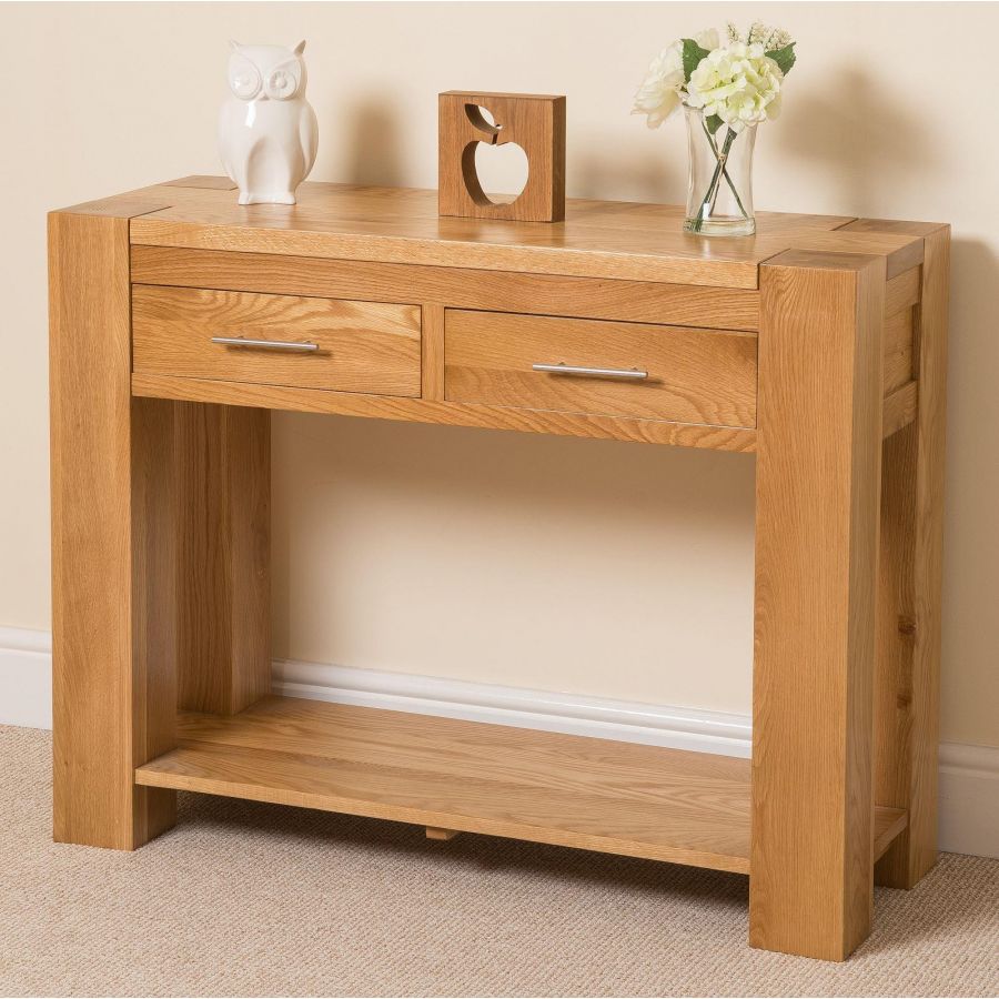 Kuba Oak Console Table Kuba Oak Furniture