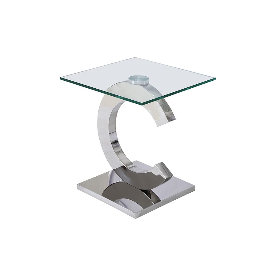 glass lamp table