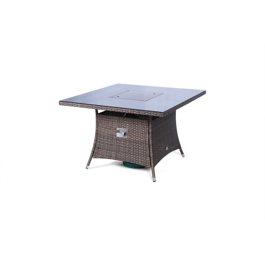 Brown rattan table only sale