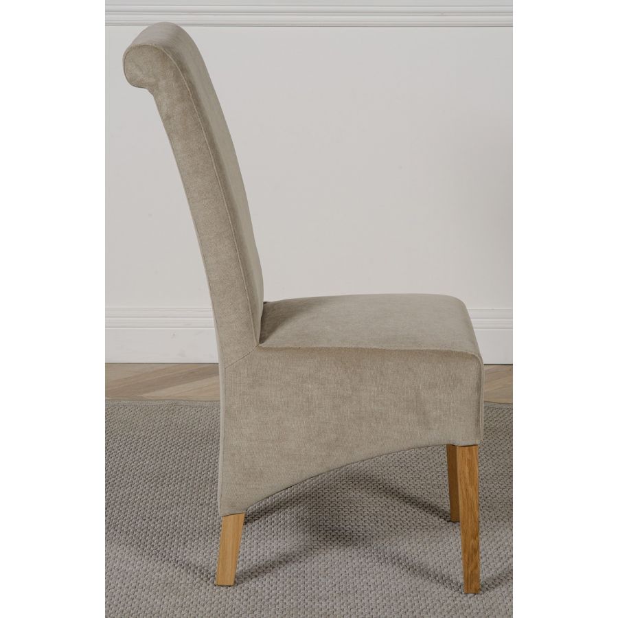 Montana Grey Fabric Dining Chair, Fabric For Dining Room Chairs Uk