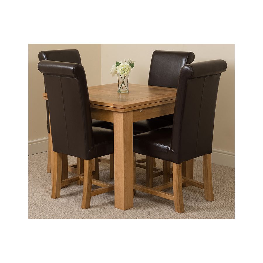 Featured image of post Brown Leather Dining Chairs Set Of 4 : Complete your dining room with a set of sophisticated and timeless leather dining chairs.