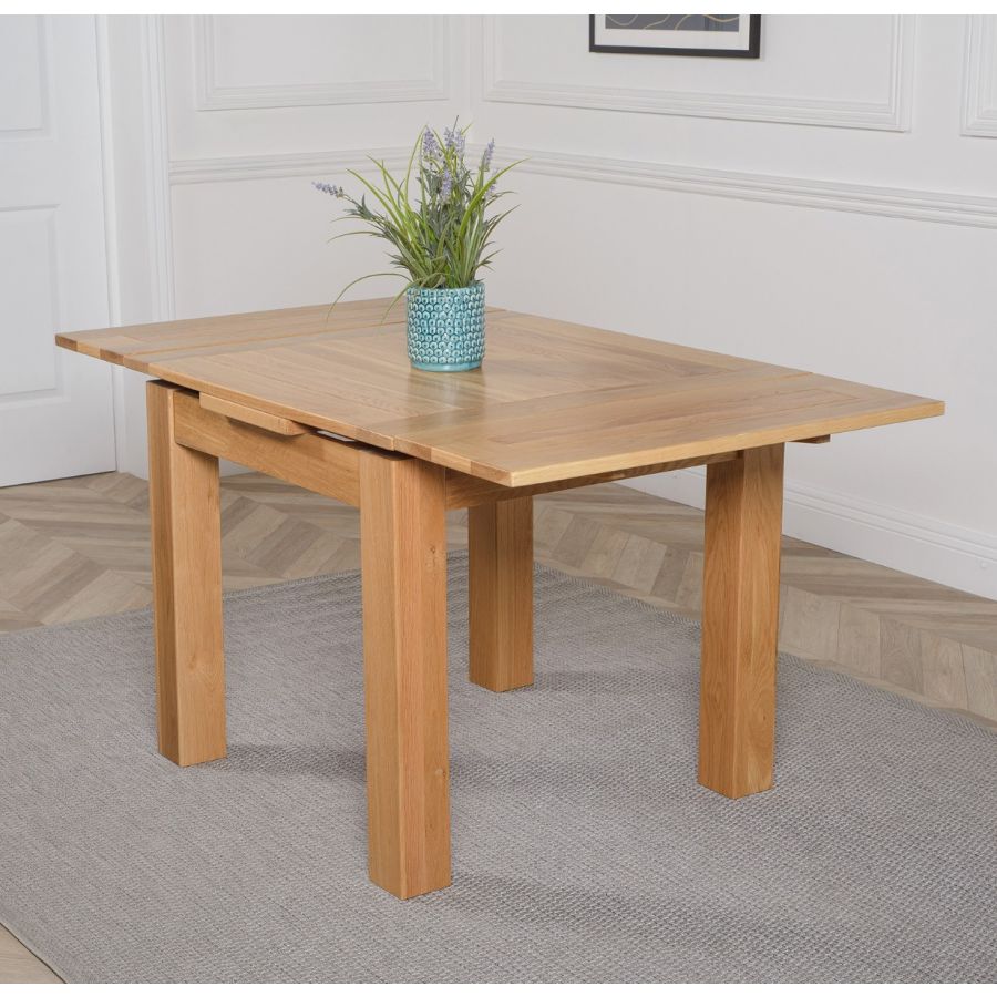 Richmond Small Extending Oak Dining Set with 6 Berkeley Oak Chairs
