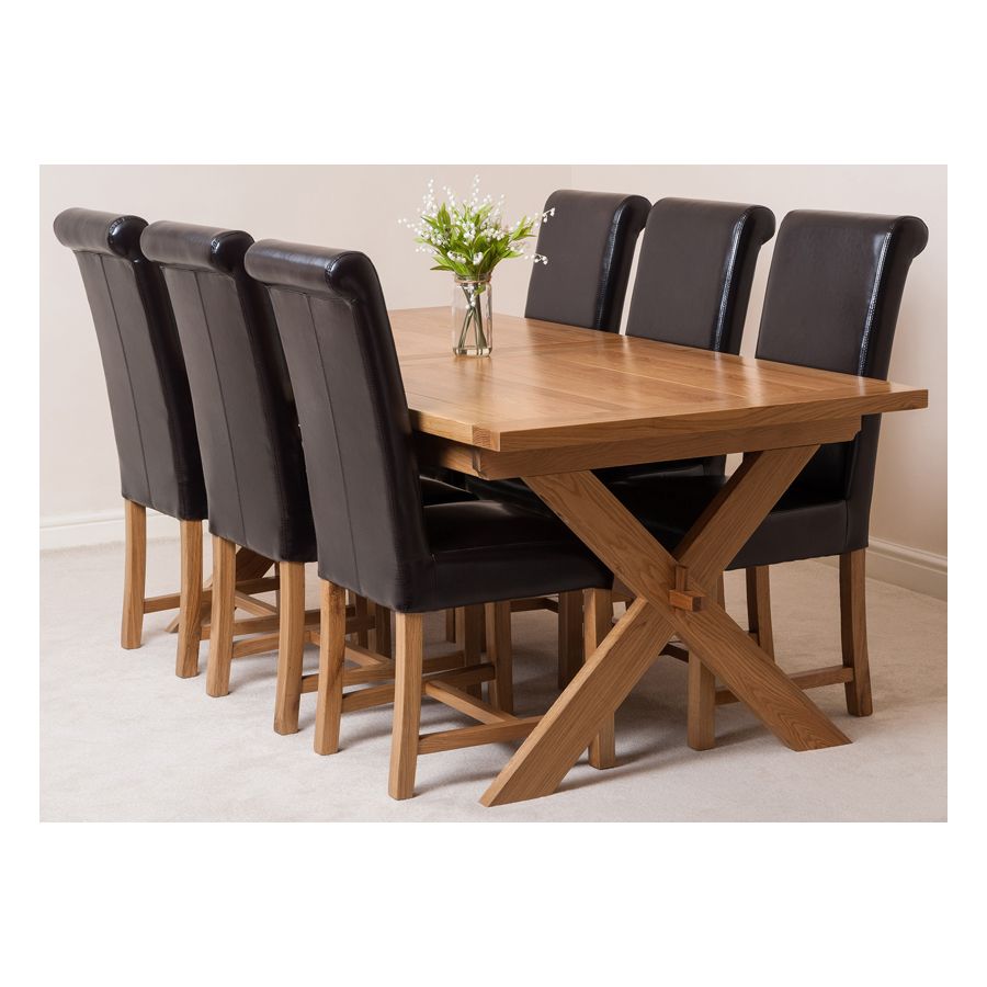Leather dining room chairs set of 6 new arrivals