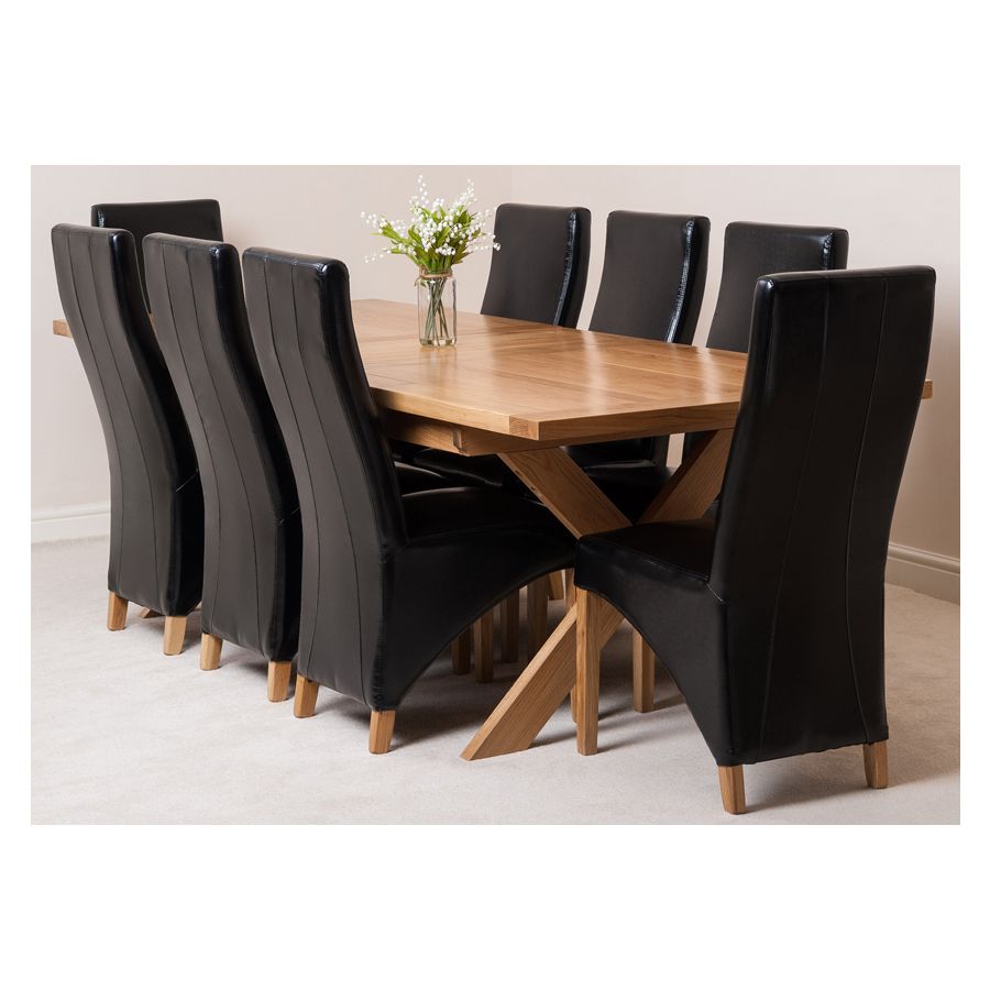 8 black sales dining chairs