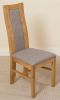 Stanford Solid Oak Dining Chair - Left