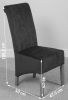 montana grey fabric dining chair dimensions