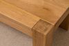 Corner of the Kuba Oak Coffee Table 