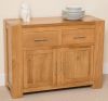 Kuba Solid Oak Small Sideboard - Front