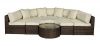 Monaco Rattan Garden Furniture Sofa Set