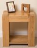 kuba Solid Oak lamp table face