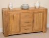 front right kuba solid oak large sideboard