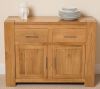 Kuba Solid Oak Small Sideboard - Front