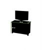 Oslo Solid Oak Small TV Cabinet - Dimension Picture